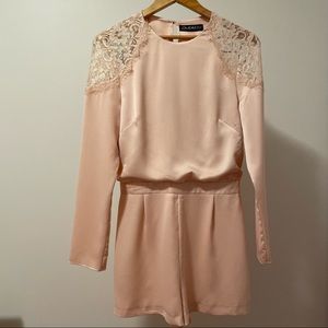 Jon Adam ** Sample Design** Romper in Nude Pink